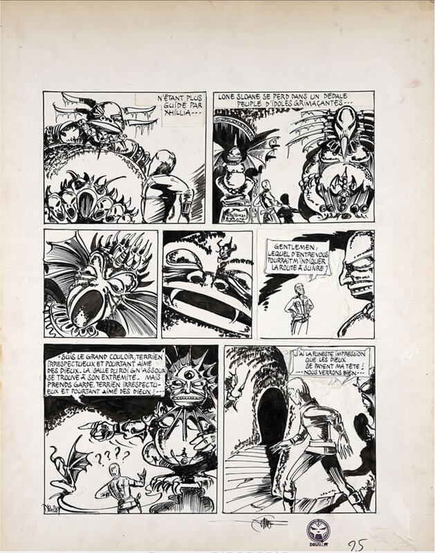 Philippe Druillet, Lone Sloane - Le mystère des abîmes p. 25 - Comic Strip