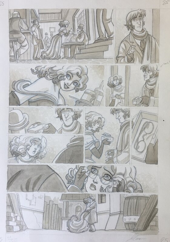 Clues p27 par Mara - Planche originale