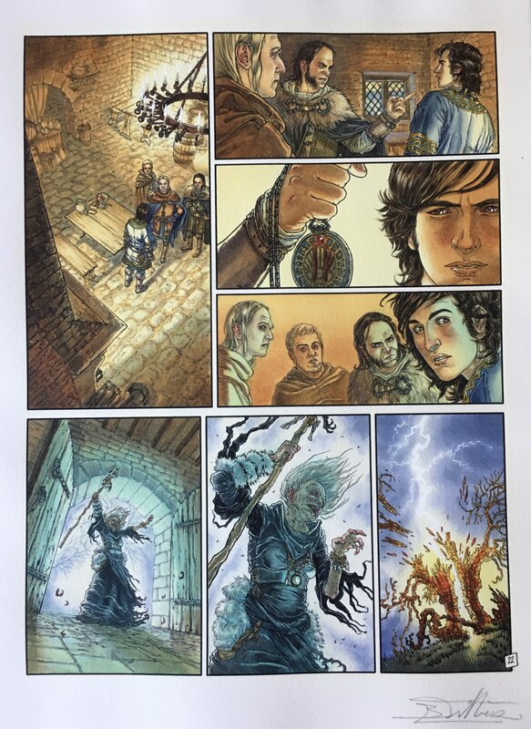 Béatrice Tillier, Jean Dufaux, Les complaintes des landes perdues 1 - P22 - Planche originale