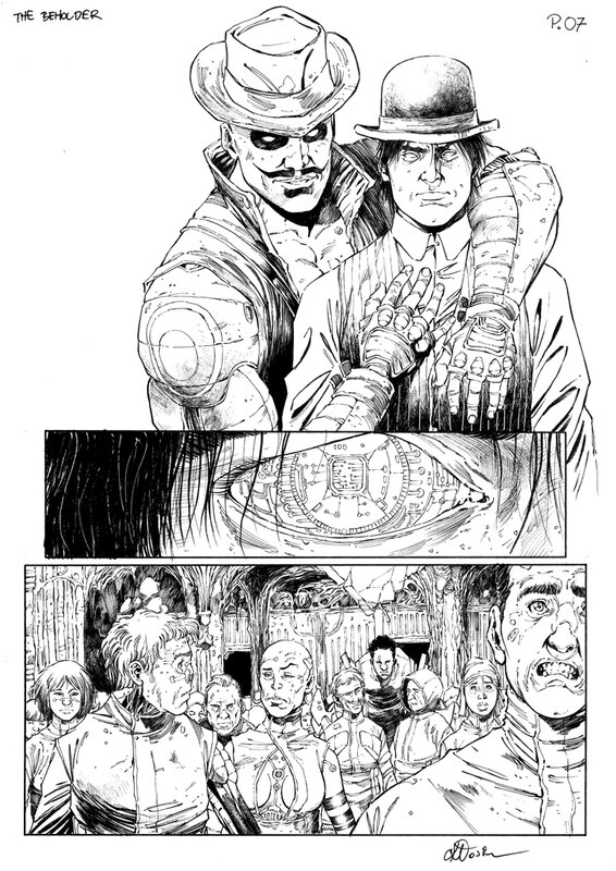 Przemyslaw Klosin, The Beholder  ,  Page 7 - Comic Strip