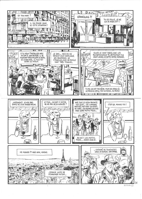 For sale - Arnaud Poitevin. La croisière jaune Tome 1 page 28 by Arnaud Poitevin - Comic Strip
