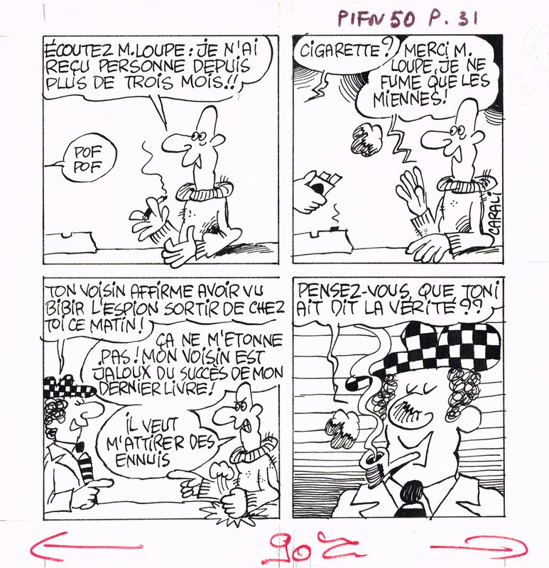 Paul Carali, Les enquêtes de M. Loupe 1 - Comic Strip