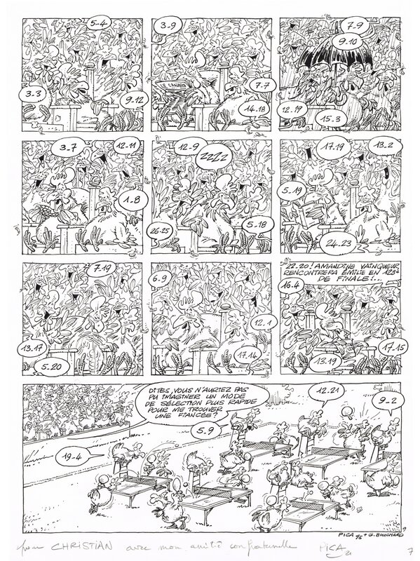 Les poules à lier by Pica - Comic Strip