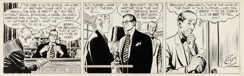 Alex Raymond, Rip Kirby - 11 Janvier 1949 - Comic Strip