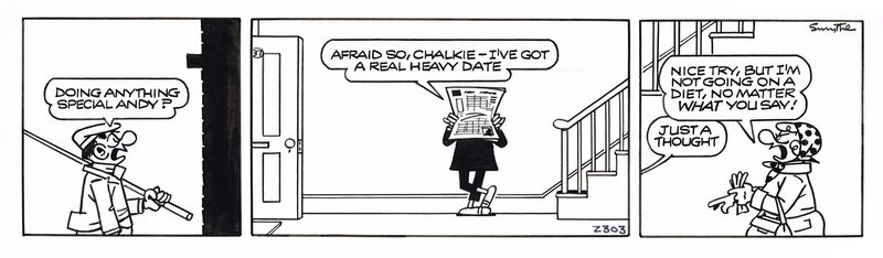 Andy Capp par Reg Smythe - Planche originale