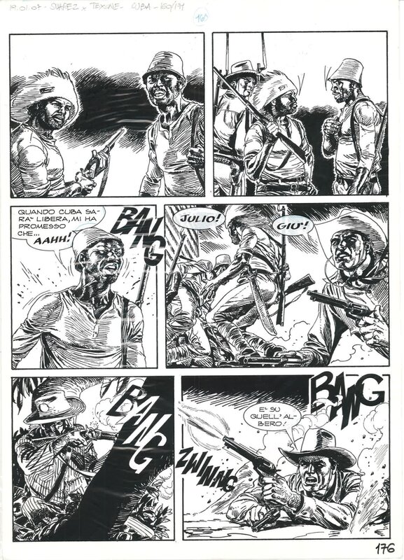 Tex Speciale 24 par Orestes Suarez - Planche originale