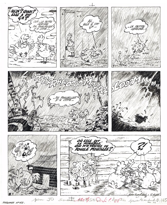 Les poules by Pierre Tranchand - Comic Strip