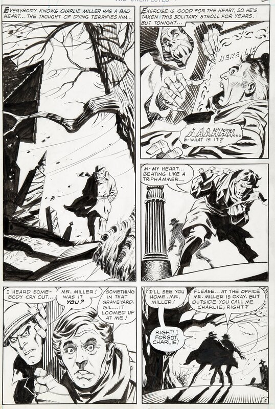 Carl Wessler, George Tuska, The Unexpected - Death Watch! - #123 - p2 - Comic Strip