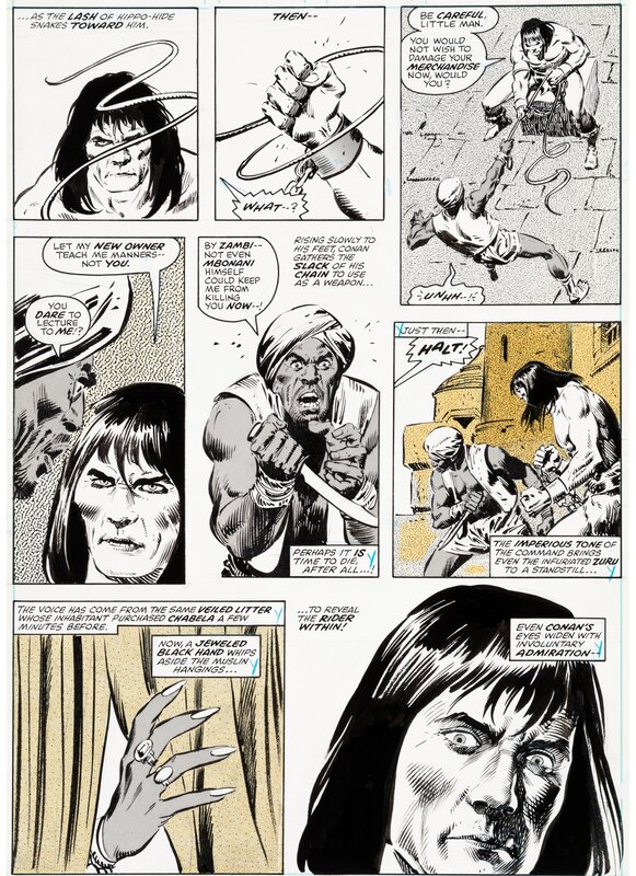 John Buscema, Tony DeZuniga, Savage Sword of Conan - #41 - p34 - Comic Strip