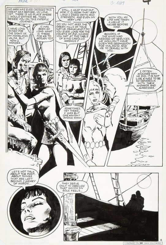 Arak - #50 p4 par Tony DeZuniga - Planche originale