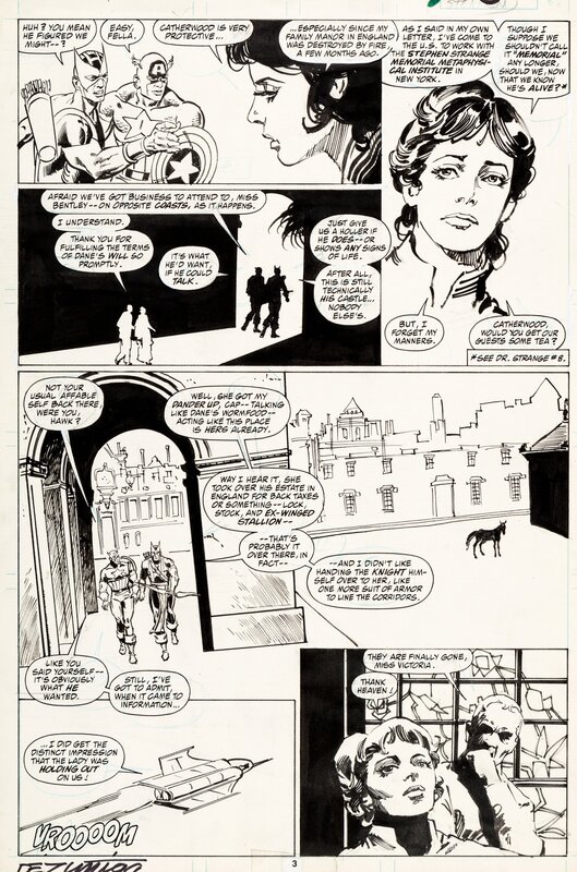 Tony DeZuniga, Black Knight - #1 p.3 - Planche originale
