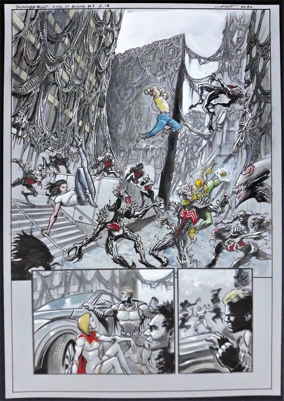 Juan E. Ferreyra, Matthew Rosenberg, King in Black: Thunderbolts - Planche originale