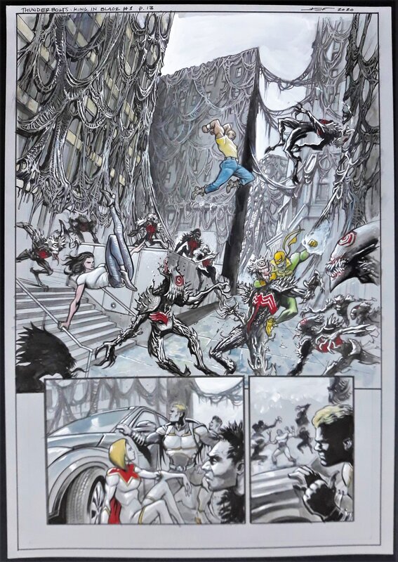 Juan E. Ferreyra, Matthew Rosenberg, King in Black: Thunderbolts - Planche originale