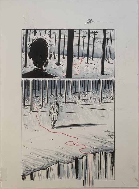 Jeff Lemire - Mazebook - Issue 2 p30 - Planche originale