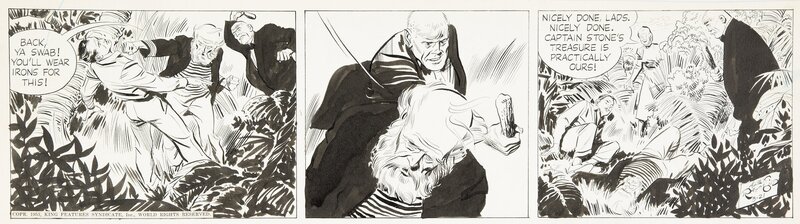 Alex Raymond, Rip Kirby - 21 Mars 1953 - Comic Strip