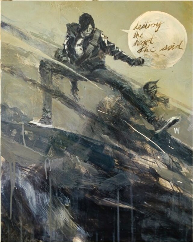 The mean Assene par Ashley Wood - Œuvre originale