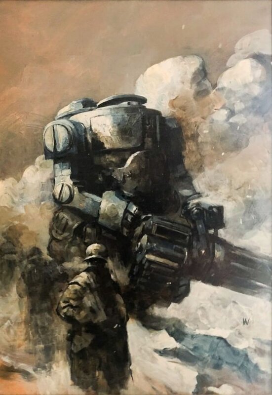 WWR – Deep by Ashley Wood - Original art