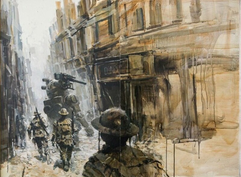 WWR – There by Ashley Wood - Original art