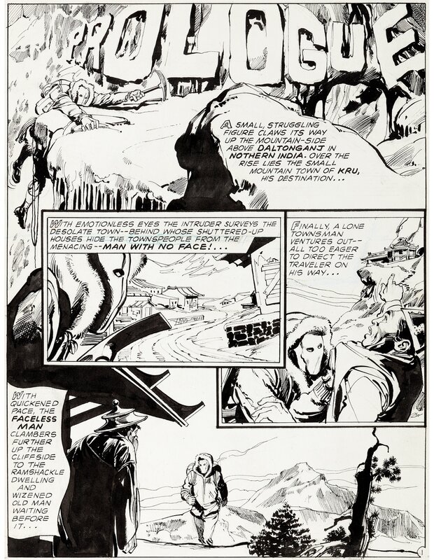 Spectre 5 Page 1 par Neal Adams - Planche originale
