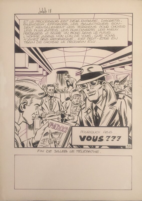 Jaleb le Télépathe by Yves Chantereau, Annibale Casabianca - Comic Strip