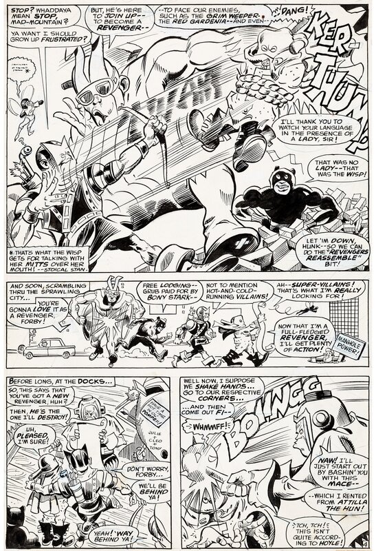 Gene Colan, John Tartaglione, Not Brand Echh 8 Page 4 - Planche originale