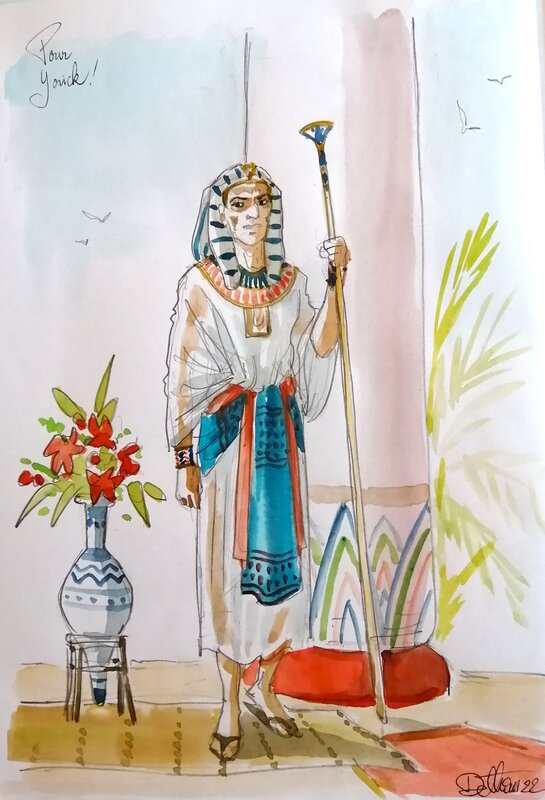 Isabelle Dethan, Sur les terres d'Horus T.3 Tiasatré ou le jugement d'Anubis - Sketch