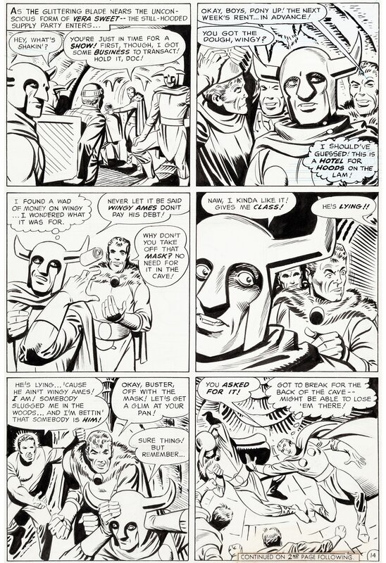 Steve Ditko, Beware The Creeper 3 Page 14 - Planche originale