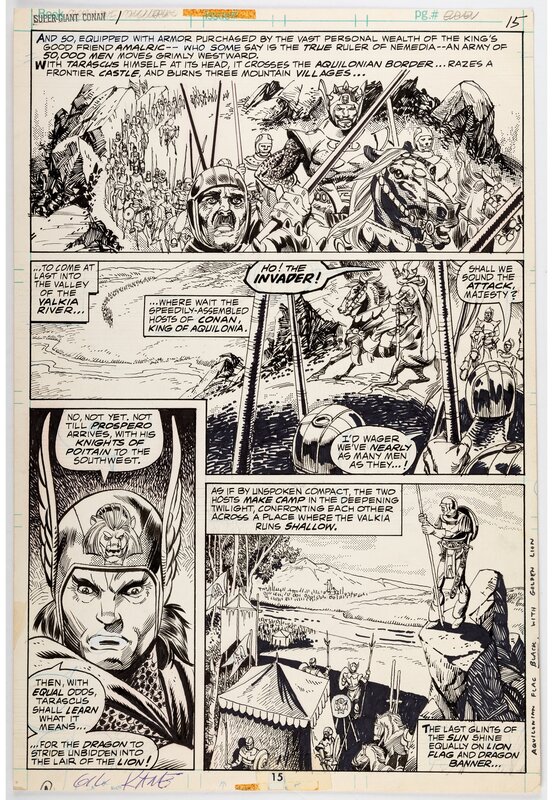 Gil Kane, Tom Sutton, Giant-Size Conan 1 Page 15 - Planche originale