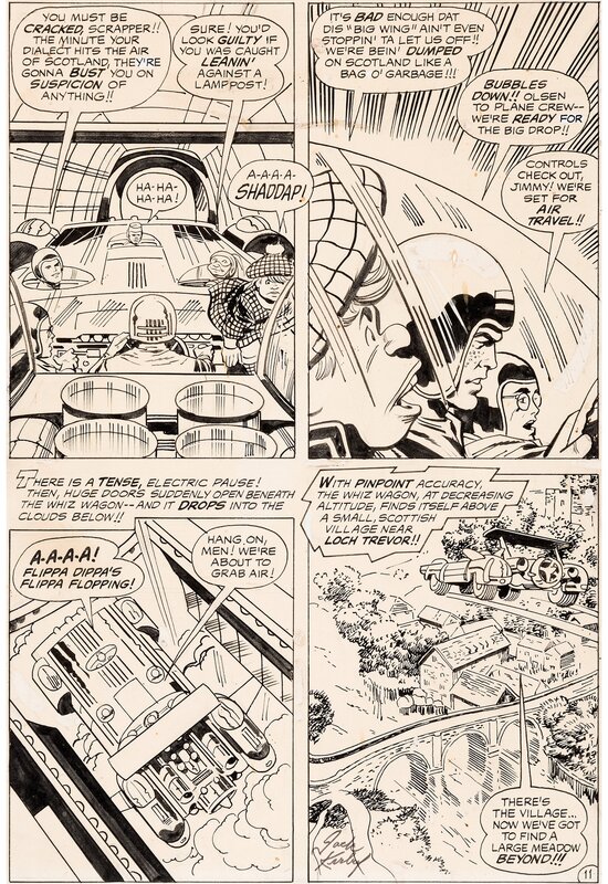 Jack Kirby, Vince Colletta, Murphy Anderson, Jimmy Olsen 144 Page 11 - Comic Strip