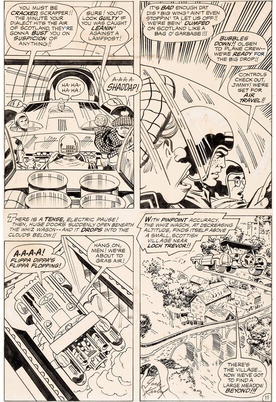 Jack Kirby, Vince Colletta, Murphy Anderson, Jimmy Olsen 144 Page 11 - Planche originale