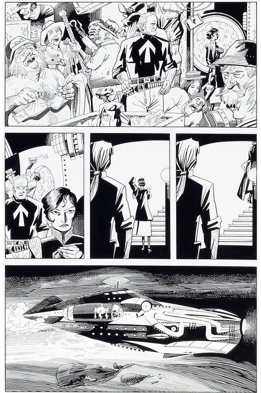 Kevin O'Neill, Alan Moore, Nemo : Coeur de Glace Page 5 - Planche originale