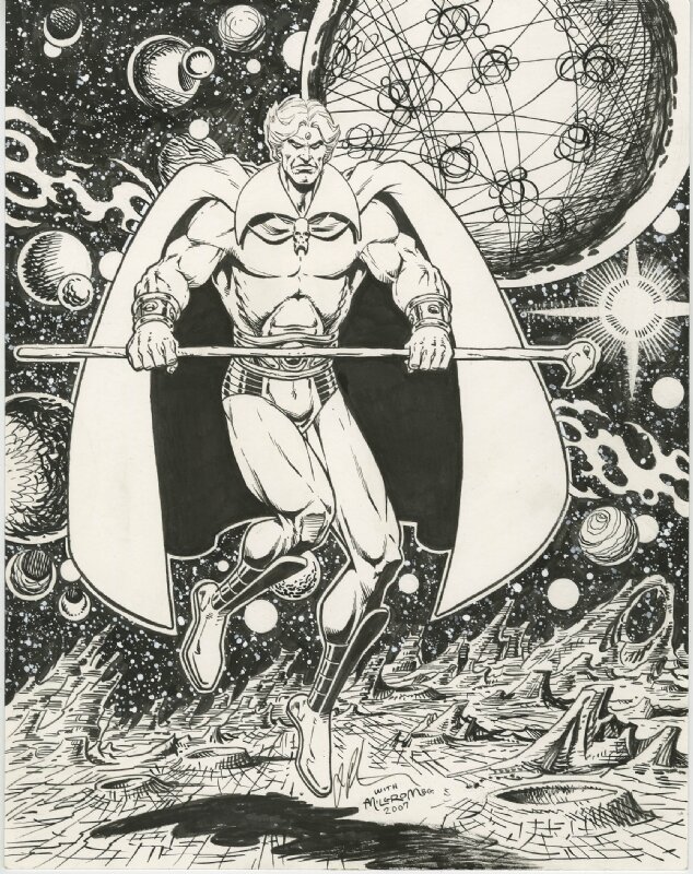 Adam Warlock par Jim Starlin, Al Milgrom - Illustration originale