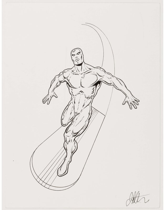 Silver Surfer par Jim Starlin - Illustration originale