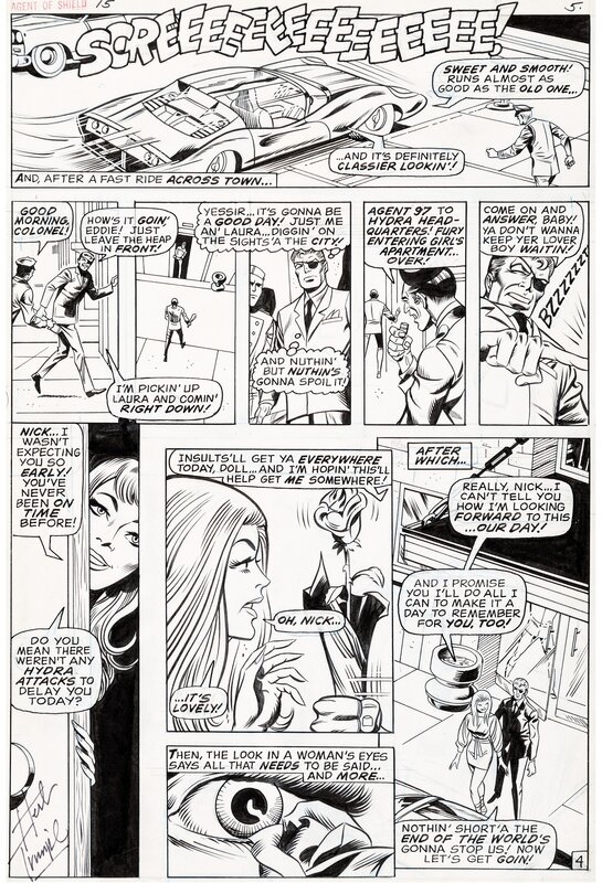 Herb Trimpe, Sam Grainger, Nick Fury Agent of Shield 15 Page 4 - Planche originale