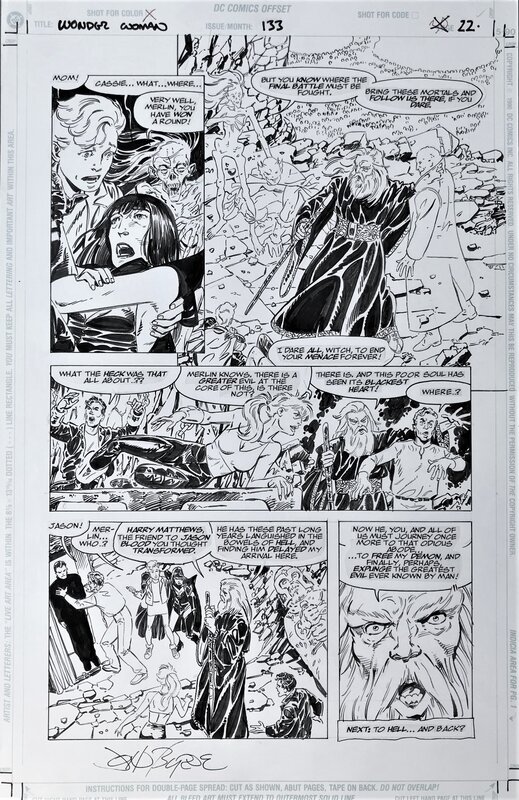 John Byrne, Wonder Woman vol 133 page 22 - Comic Strip