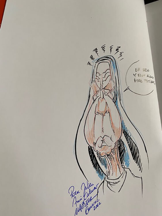 Sœur Marie Thérèse par Maëster - Dédicace