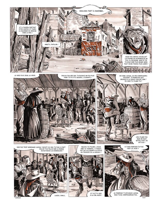 For sale - Tiburce Oger, L'enfer pour aube tome 1 pl 23 - Comic Strip