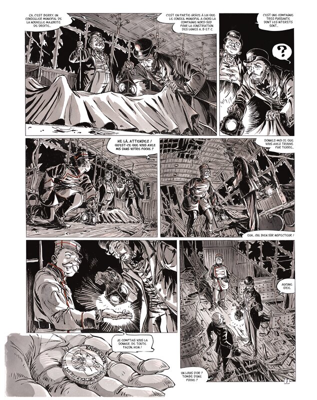 For sale - Tiburce Oger, L'enfer pour aube tome 1 planche 7 - Comic Strip