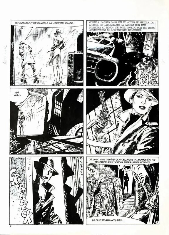 Custer 1p5 par Jordi Bernet, Carlos Trillo - Planche originale