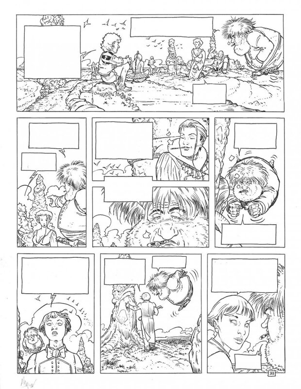 Philippe Adamov, Les EAUX DE MORTELUNE Planche 33 - Planche originale