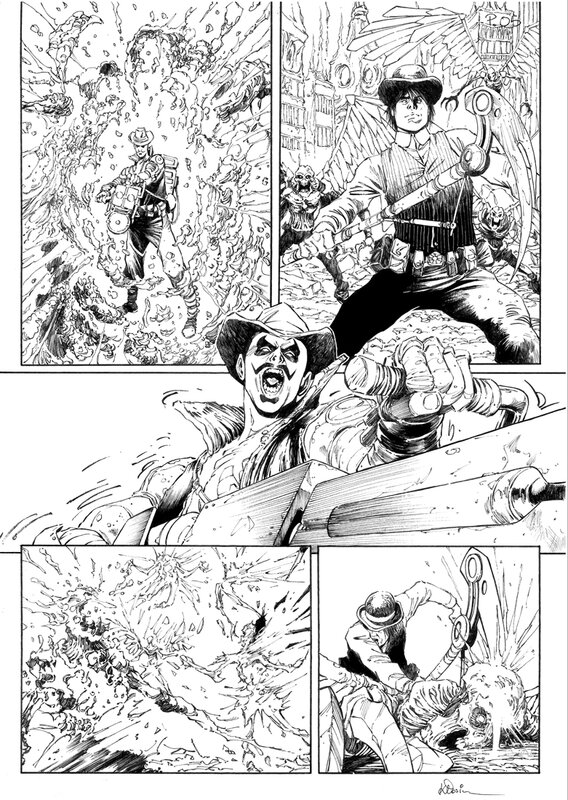 En vente - Przemyslaw Klosin, The Beholder - Page 5 - Planche originale