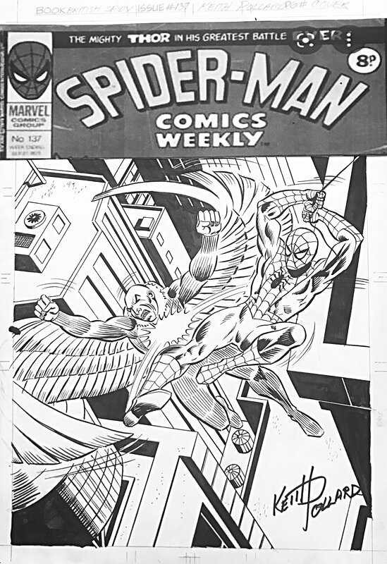 Keith Pollard, Spider-Man (Intl.) #137 - Couverture originale