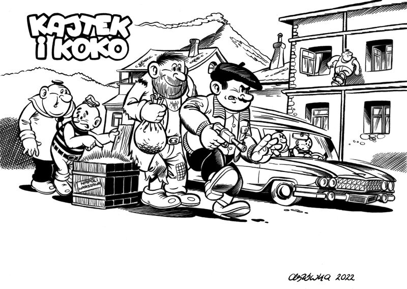 Wojtek Olszówka, Kaytek et Koko - couverture alternative 1 - Original Cover