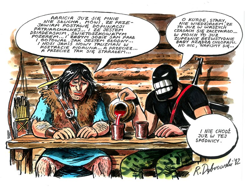 Ryszard Dąbrowski, Thorgal chez un psychothérapeute ;-) - Œuvre originale