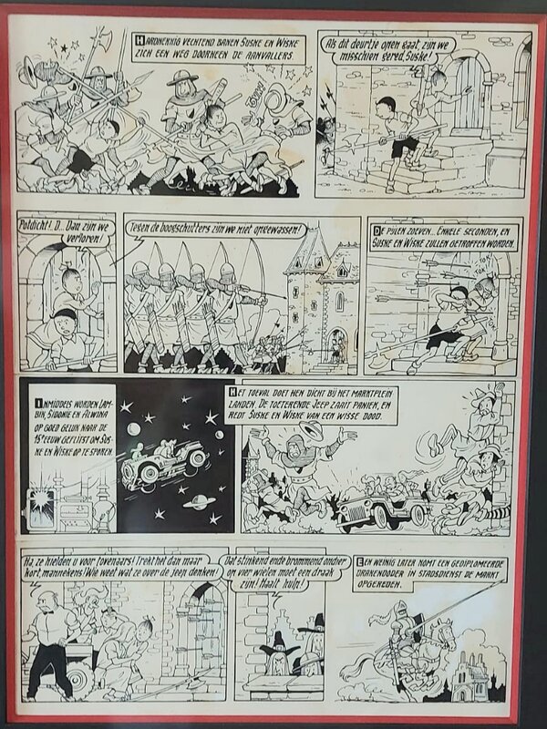 Willy Vandersteen, Suske en Wiske: De duistere diamant - Comic Strip