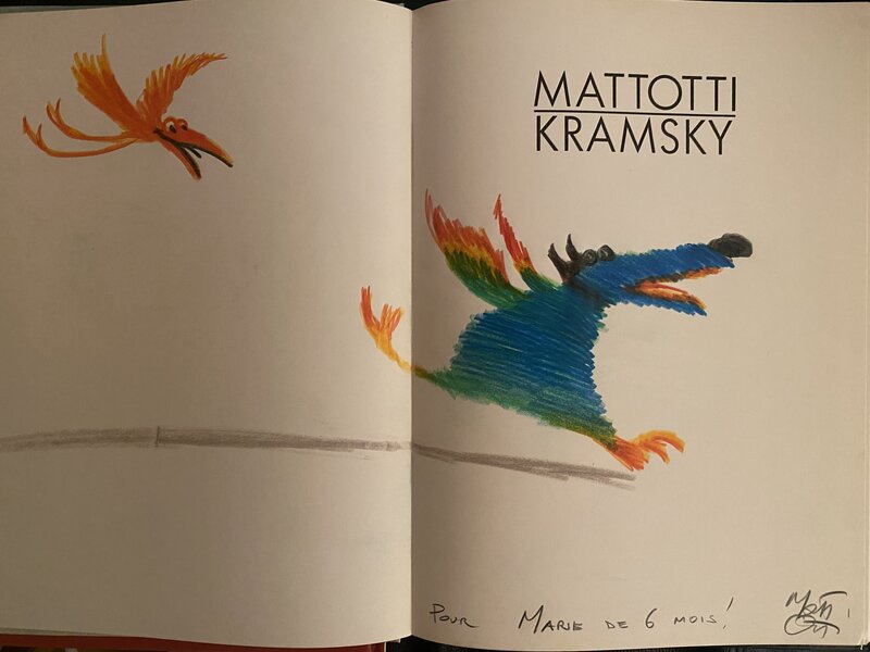 Dedicace de Mattotti - Sketch