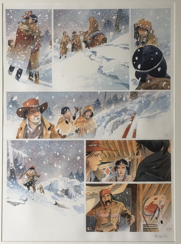 Pawnee P75 par Patrick Prugne - Planche originale