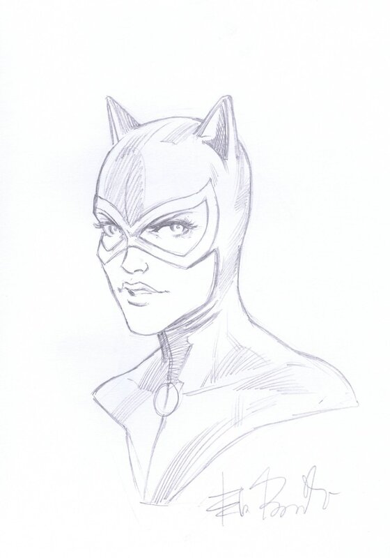 Catwoman par Bonetti - Sketch