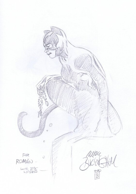 Catwoman par Buckingham - Dédicace