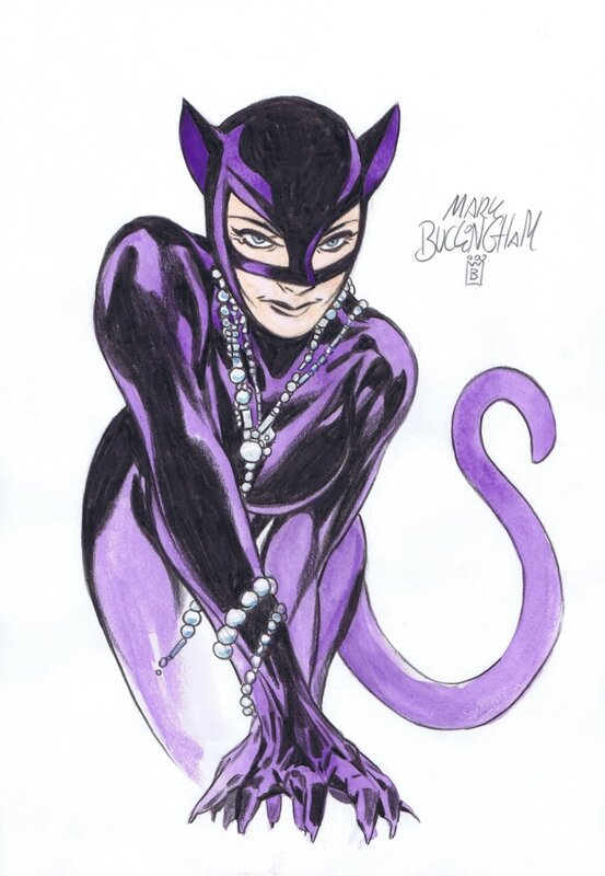 Catwoman par Buckingham - Illustration originale